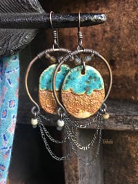 Image 1 of Sand and Sea * Arabesques earrings / n.162