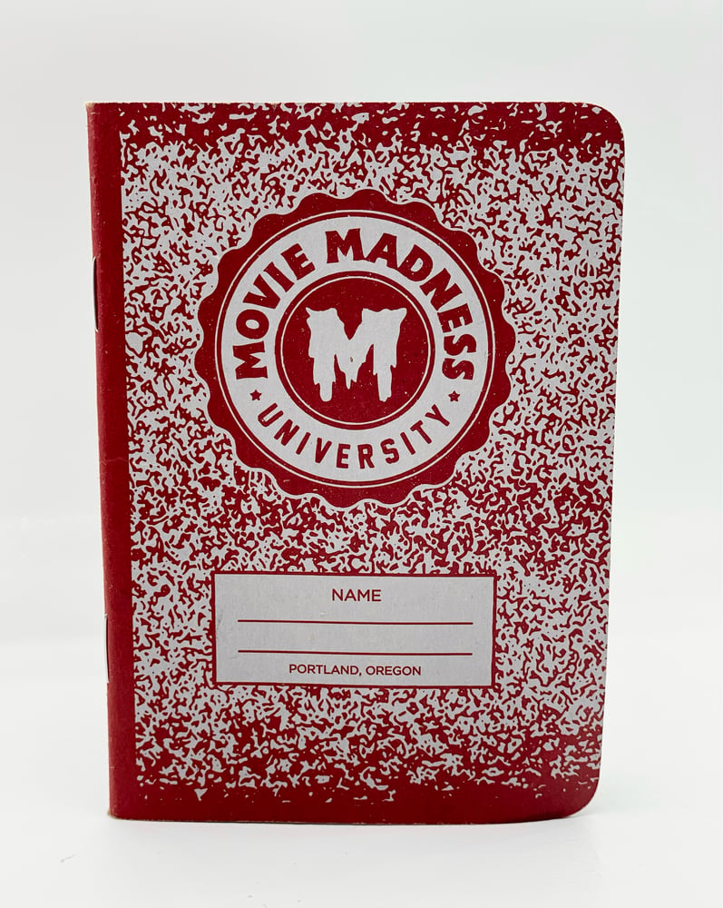 Image of Movie Madness University notebook