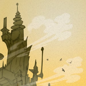Image of 'Tower of Ruins' Open Edition Art Print