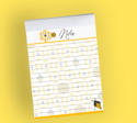 Bees Notepads (stationery)