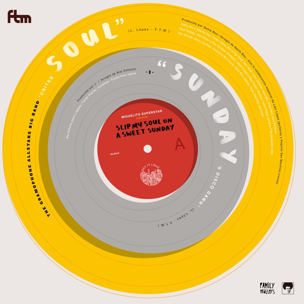"SLIP MY SOUL ON A SWEET SUNDAY" - VV.AA. Fundación Tony Manero Tribute . Vinyl 12"