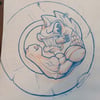 Hell Fish Original Pencils