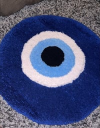 evil eye rug 