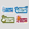 Slogan sticker pack