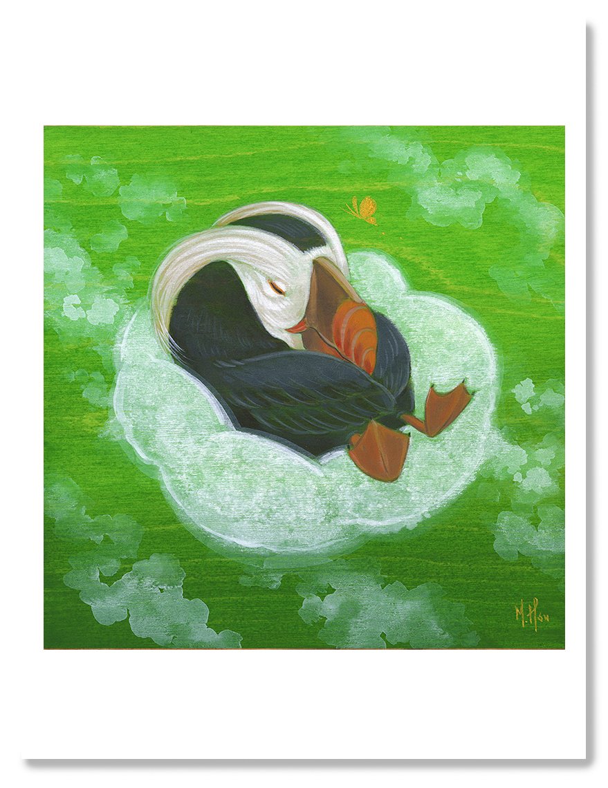 'Puffin Dreams' 11 x 14" Limited Print