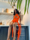 Orange Mini Dress 