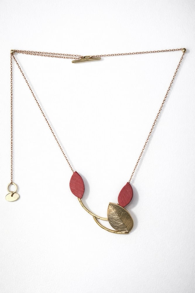 Image of Collana Leaves rametto