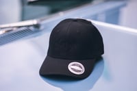 Image 1 of Black Curved Peak Hat