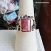 Juno Suprema Opal & Ruby Ring