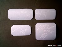 Image 4 of Pantera autographs stickers vinyl decal Dimebag Darrell, Philip Anselmo, Rex Brown, Vinnie Paul