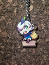 Image 1 of Ashe as Robin Hood charm/keychain