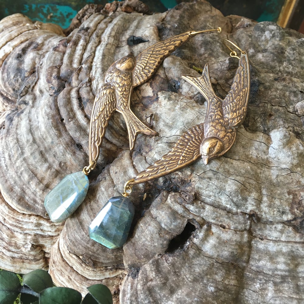 Image of Phoenix Rising in Labradorite