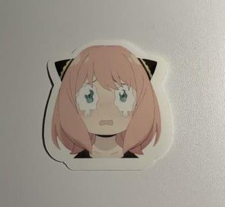 Anya Crying Sticker