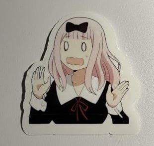 Chika Scared Sticker