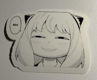 Anya Forger "heh" Sticker