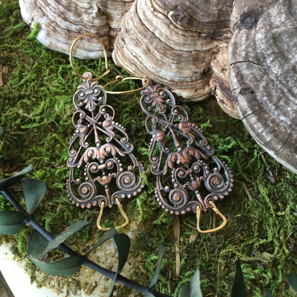 Image of Lucky Giant Morel Earrings