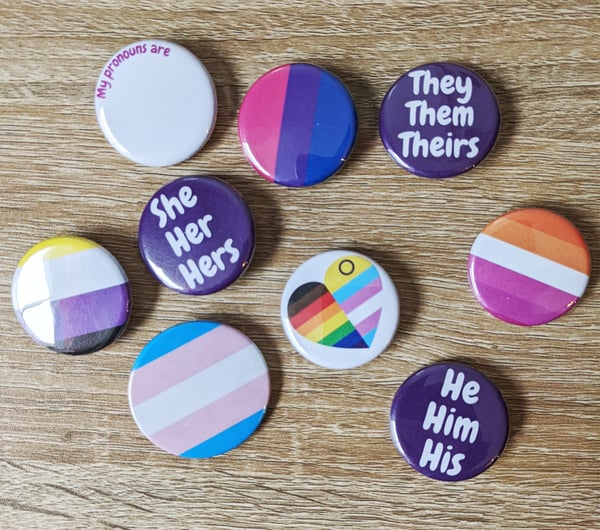 Image of LGBT+ Button Badges