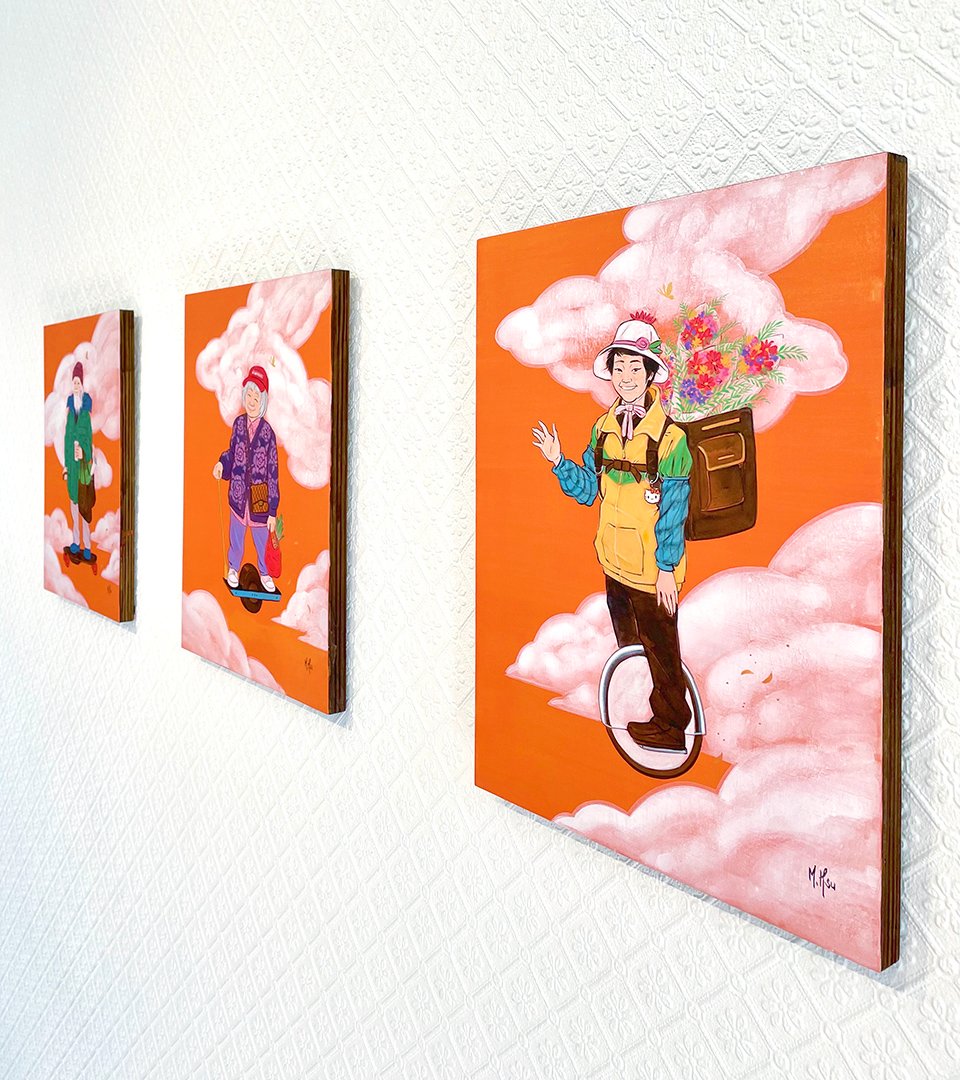 "Chinatown Gods: Goddess of Vitality" Original Painting