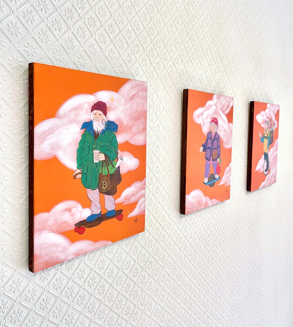 "Chinatown Gods: God of Prosperity" Original Painting