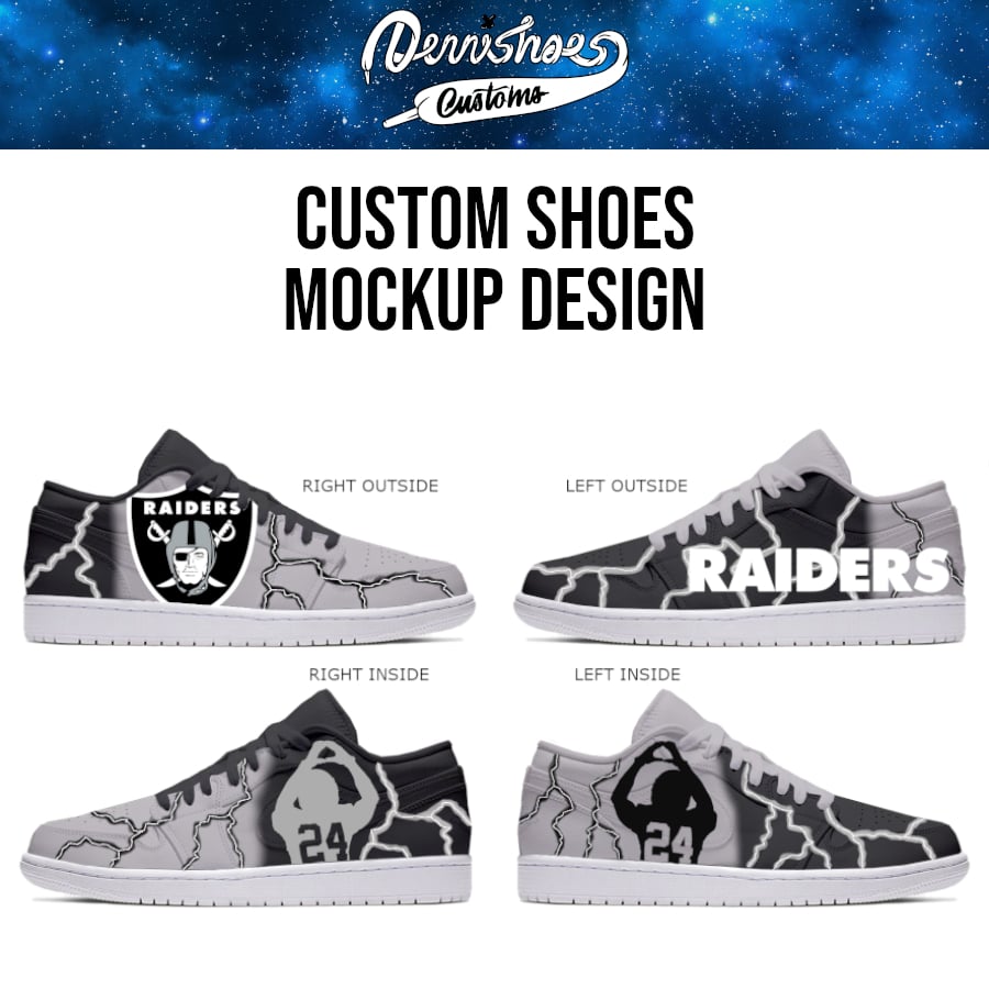 Image of Custom Shoes Mockup Design
