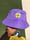 Image of on sight bucket hat in purple 