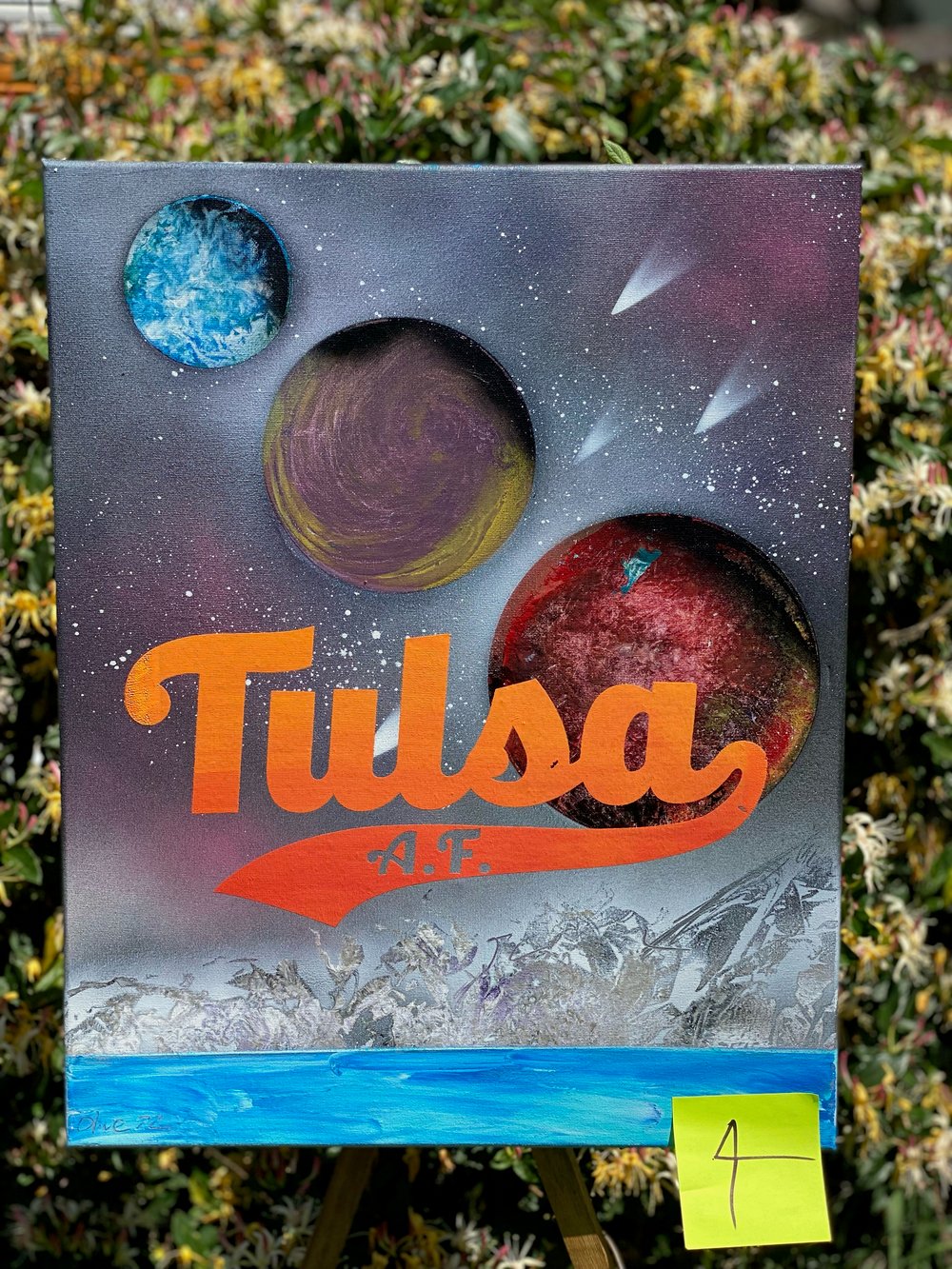 Tulsa AF Art Prints on canvas