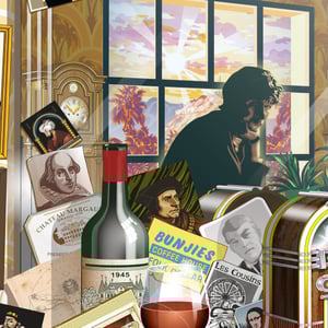 Image of 'Al Stewart: Admiralty Lights' Limited Edition Art Print