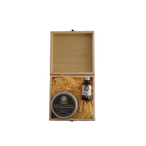 Image of Shaving Cream + Shaving Oil Gift Box