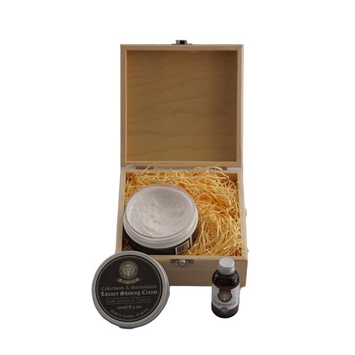 Image of Shaving Cream + Shaving Oil Gift Box