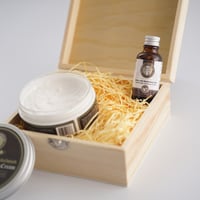Image 1 of Shaving Cream + Shaving Oil Gift Box