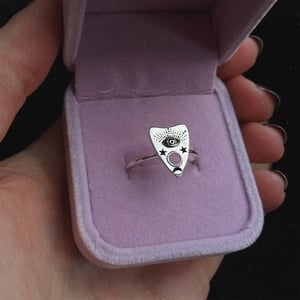 Image of Ouija Planchette ring 925 Sterling Silver
