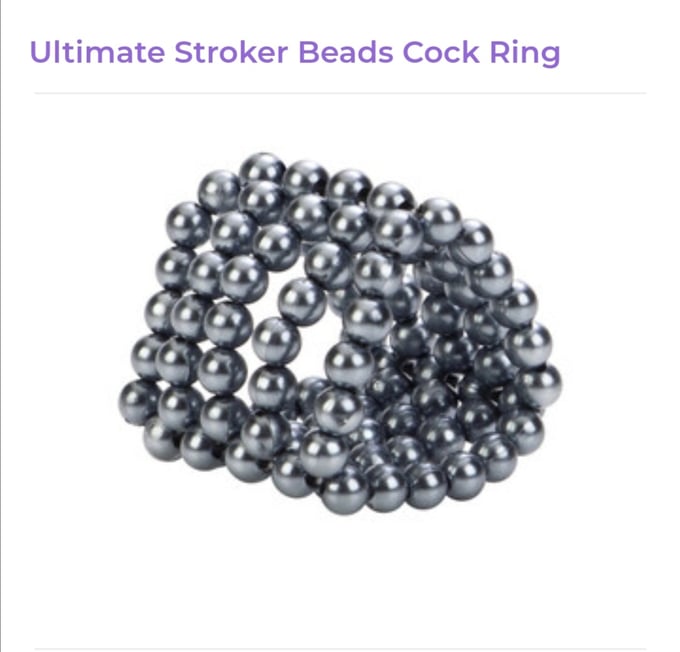 Image of Ultimate Stroker Beads Cock Ring