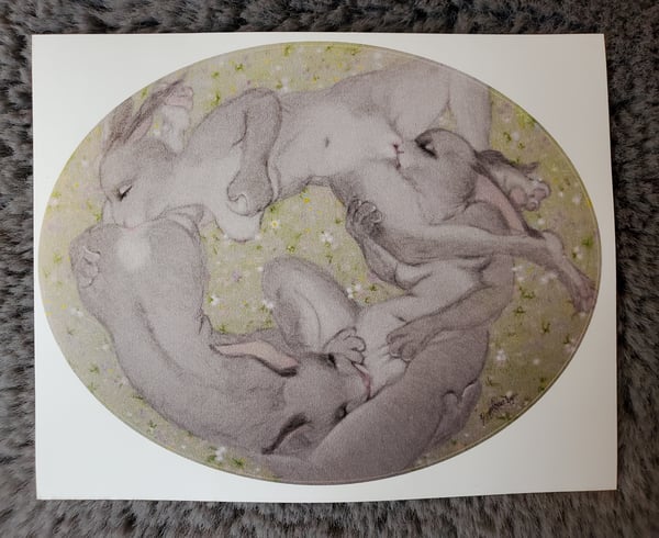 Image of The Three Hares Sticker