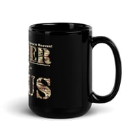 Image 2 of Soldier For Jesus 15oz Black Glossy Mug