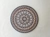 24" Neautral Hand-Painted Mandala