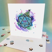 Dungeons and dragons birthday celebration card