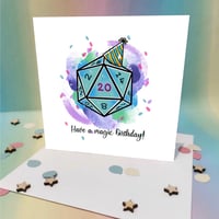 Dungeons and dragons “have a magic birthday” card