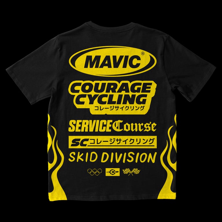 Mavic x Courage - Back to the 90's T-Shirt Image 2