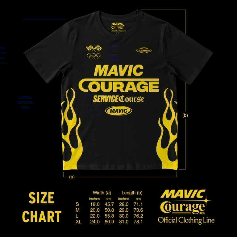Mavic x Courage - Back to the 90's T-Shirt Image 4