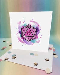 Dungeons and dragons anniversary card