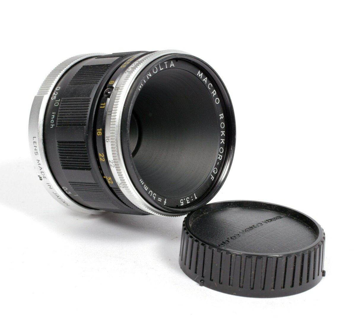 Minolta Macro Rokkor QF 50mm F3.5 MD lens
