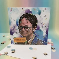 Dwight the office thank you card