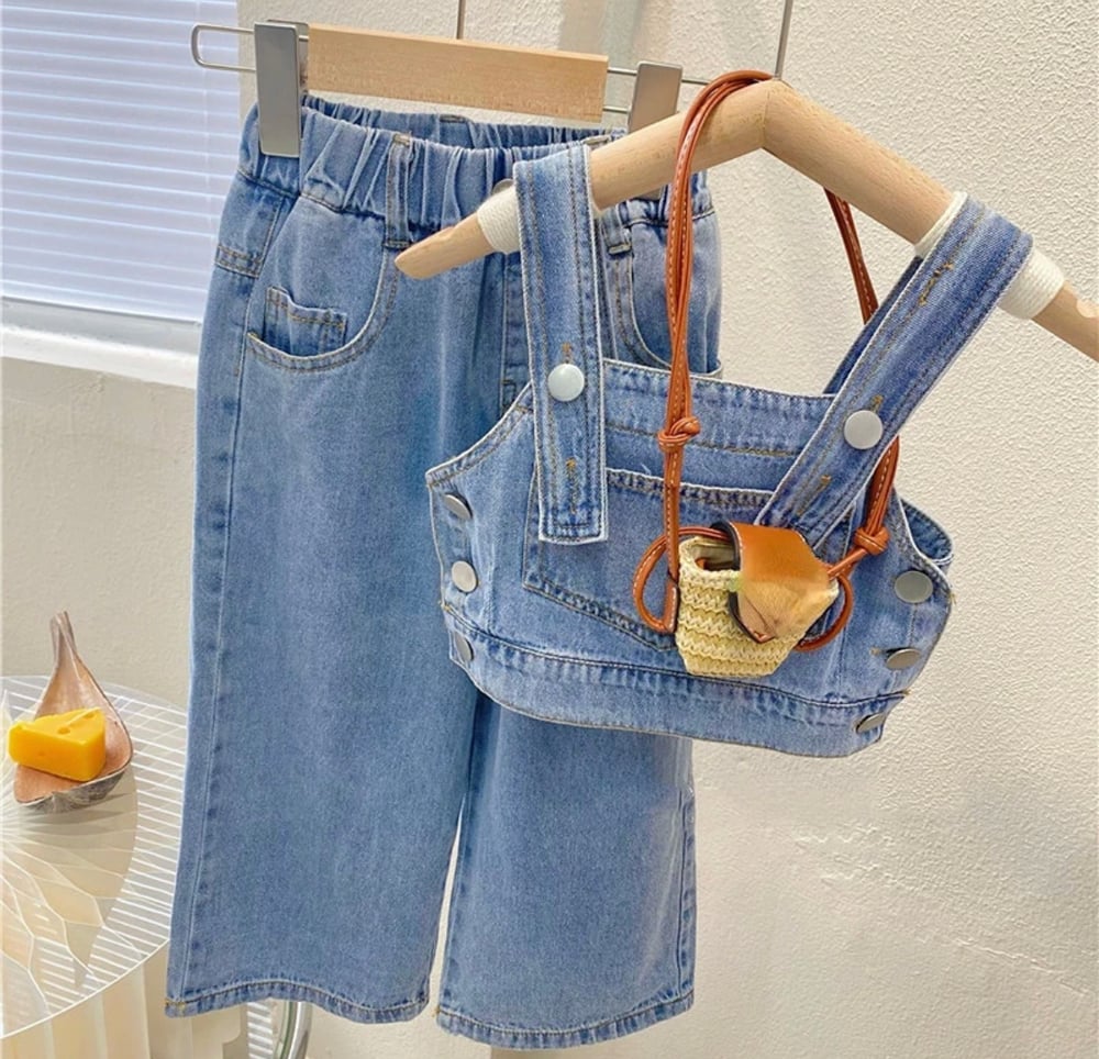 Image of Josie Denim Two Piece Set