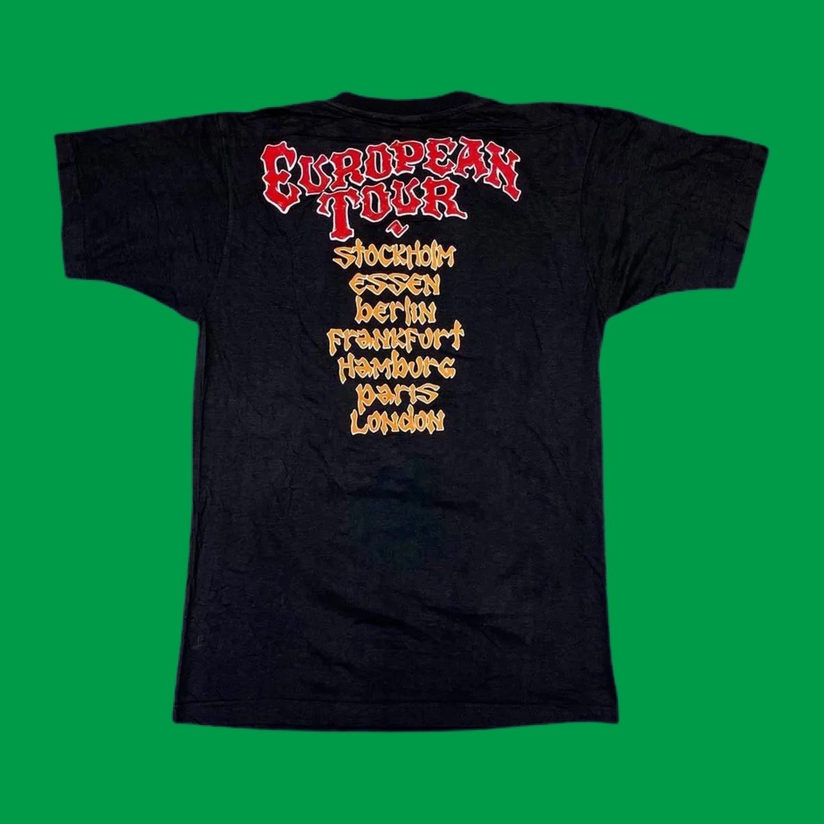 Original RARE Vintage Grateful Dead Europe 1990 Rick Griffin Tee!! LARGE!!