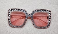 Image 1 of Pink Bling Glasses