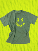 Image 2 of Military Green Signature Logo Tee