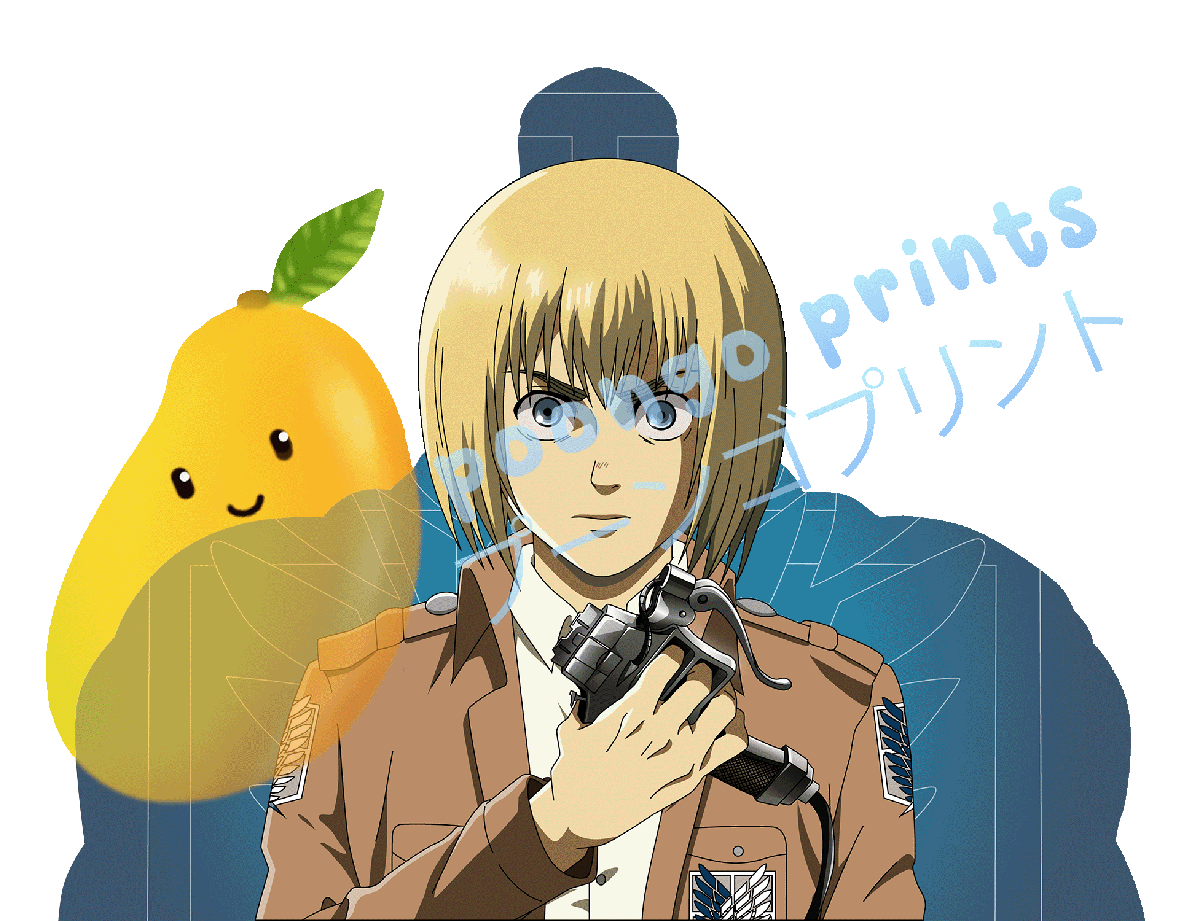 Image of Armin Colossal Titan Motion Sticker