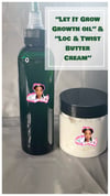4oz Let it grow growth oil with loc & twist butter cream