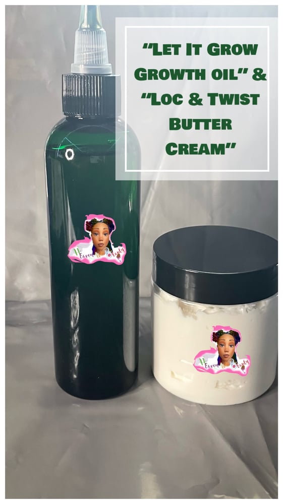 Image of 4oz Let it grow growth oil with loc & twist butter cream