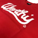 Image 3 of Worthy Script T-Shirt Red